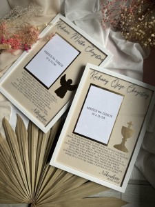 Podziękowania komunijne  - ramka A4