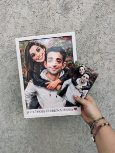 Walentynkowa Karykatura ze zdjęcia 