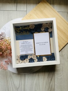 Podziękowania na Chrzest Święty w ramce