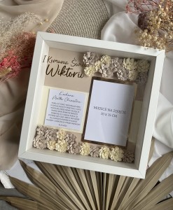 Podziękowania komunijne w ramce